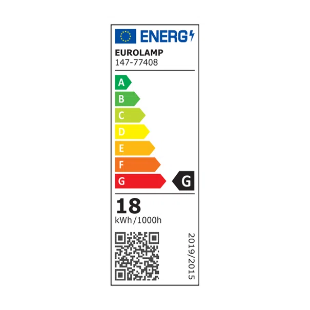 Λάμπα LED Eurolamp E27/18W/2700K/1500Lm 147-77408