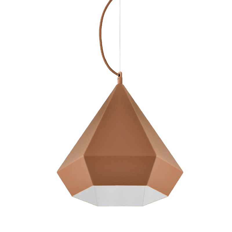 Φωτιστικό Οροφής Μονόφωτο Aca V36049LB Caramel Matt