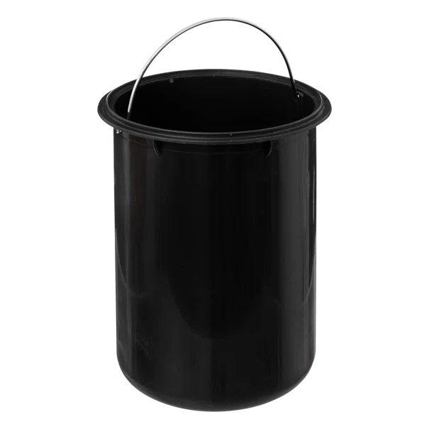 Κάδος Απορριμμάτων Μπάνιου (Φ16.8x25) F-V 3lt Lea Black 174995B