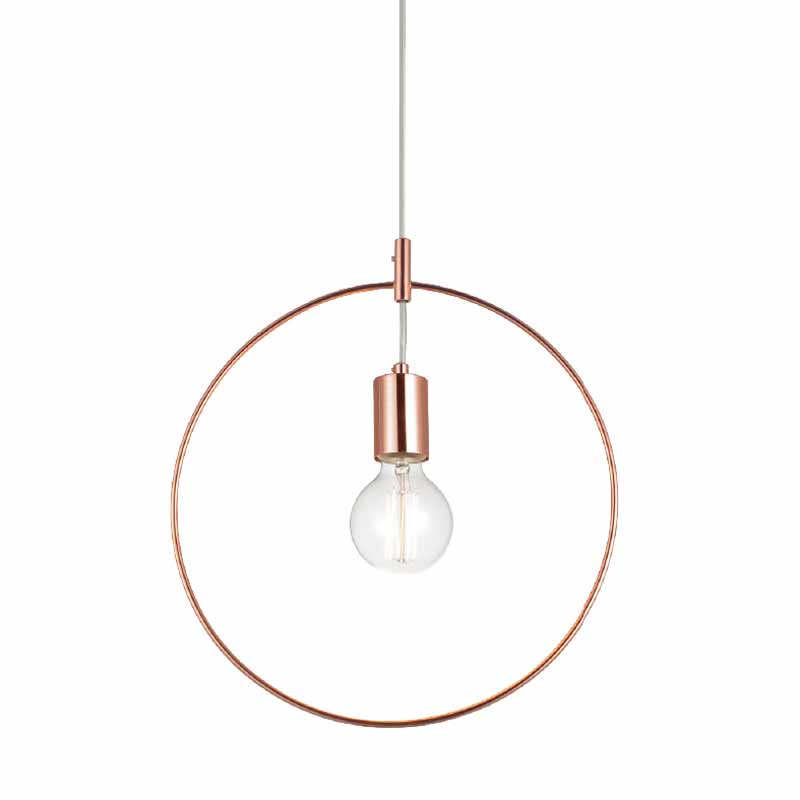Φωτιστικό Οροφής Μονόφωτο Aca Twiggy V35181CP Copper