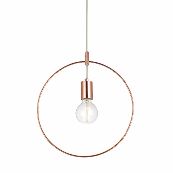 Φωτιστικό Οροφής Μονόφωτο Aca Twiggy V35181CP Copper