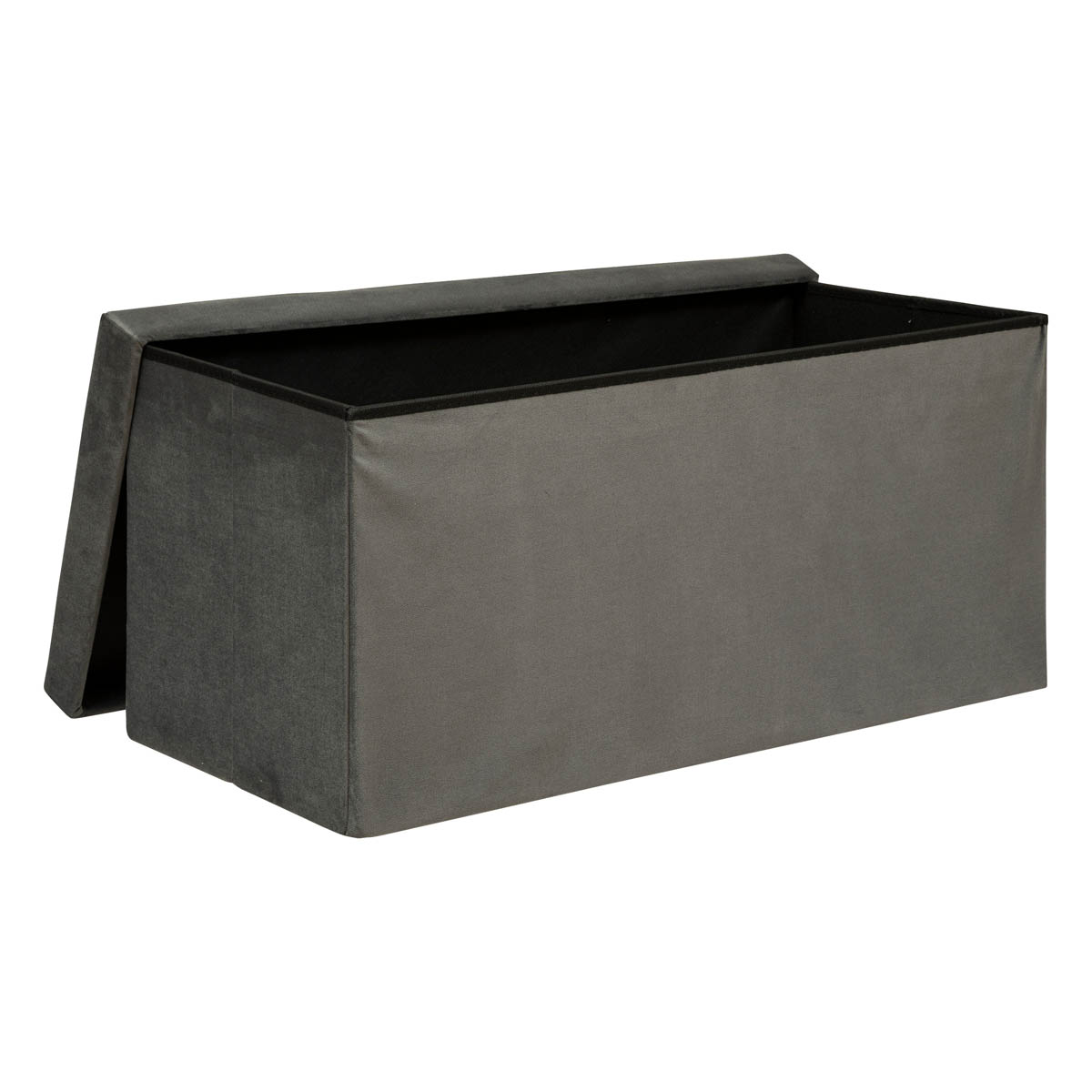 Ταμπουρέ Με Αποθηκευτικό Χώρο (76x38x38) A-S Liloy Grey 197333A