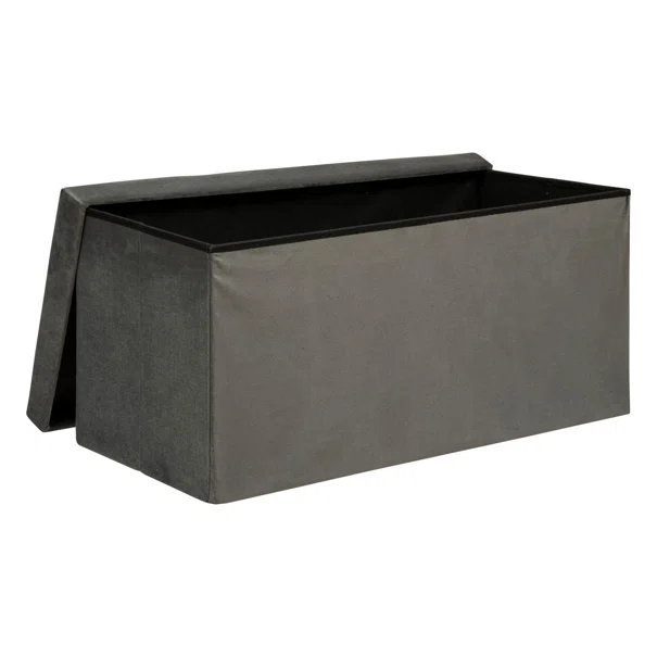 Ταμπουρέ Με Αποθηκευτικό Χώρο (76x38x38) A-S Liloy Grey 197333A