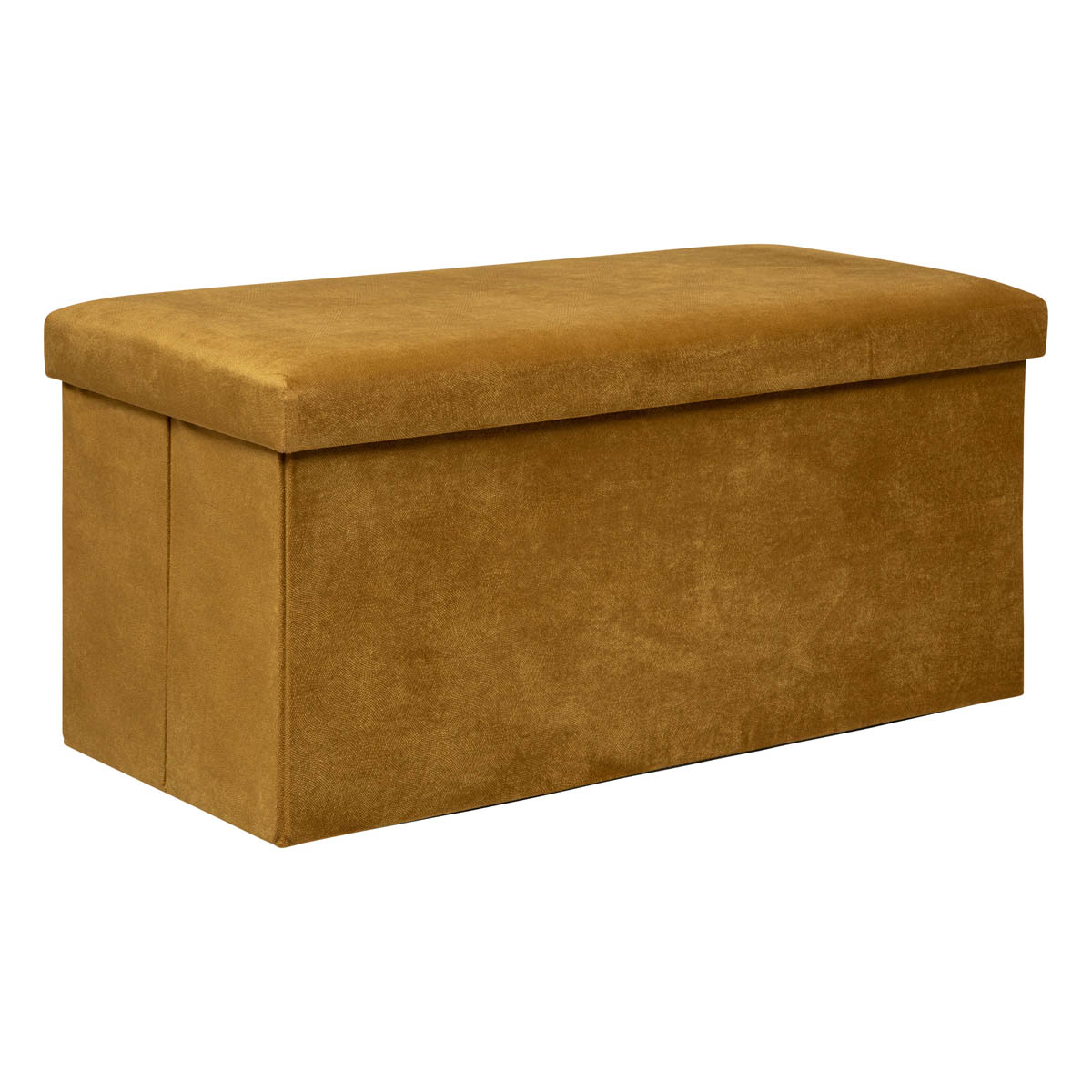 Ταμπουρέ Με Αποθηκευτικό Χώρο (76x38x38) A-S Liloy Ochre 197333B
