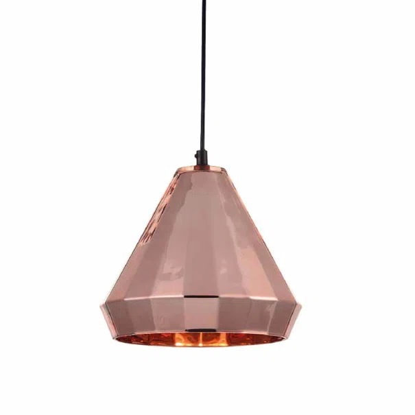 Φωτιστικό Οροφής Μονόφωτο Aca KS174622PC Copper