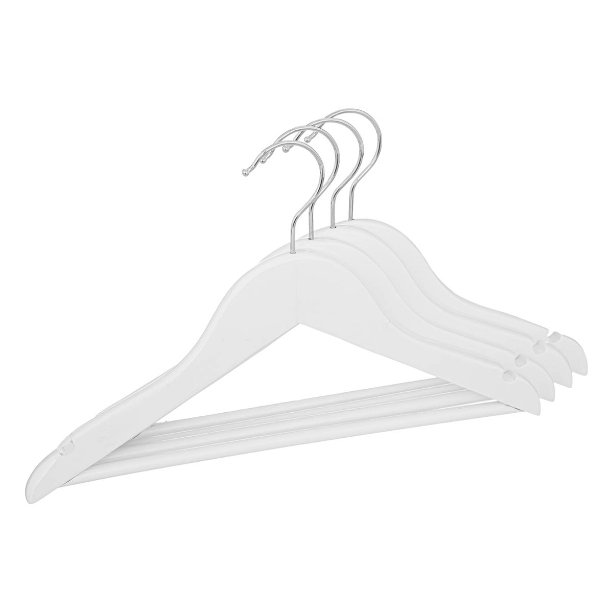 Παιδικές Κρεμάστρες Ρούχων (Σετ 4τμχ) A-S Hanger White 195840A