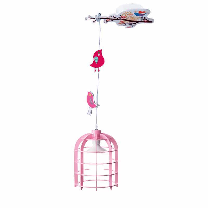 Παιδικό Φωτιστικό Οροφής Μονόφωτο Aca Foret MD150411P Pink
