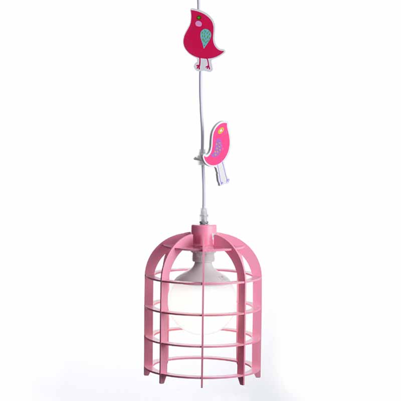 Παιδικό Φωτιστικό Οροφής Μονόφωτο Aca Foret MD150411P Pink