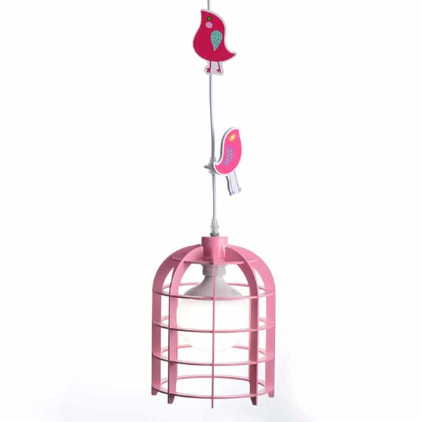 Παιδικό Φωτιστικό Οροφής Μονόφωτο Aca Foret MD150411P Pink