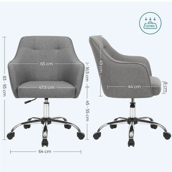 Καρέκλα Γραφείου (64x64x93) Songmics OBG019G01V1