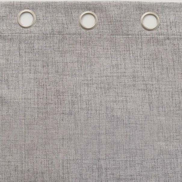 Κουρτίνα (140x285) Με Τρουκς Βιοκαρπέτ Home Flavia 10 Grey