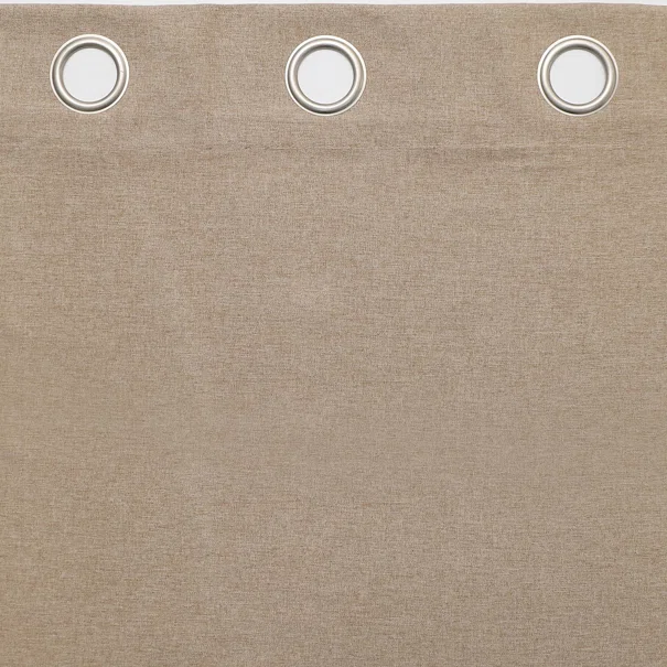 Κουρτίνα (140x265) Με Τρουκς Βιοκαρπέτ Home Sonia 03 L. Brown