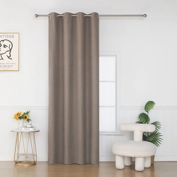 Κουρτίνα (140x265) Με Τρουκς Βιοκαρπέτ Home Sonia 05 D. Brown