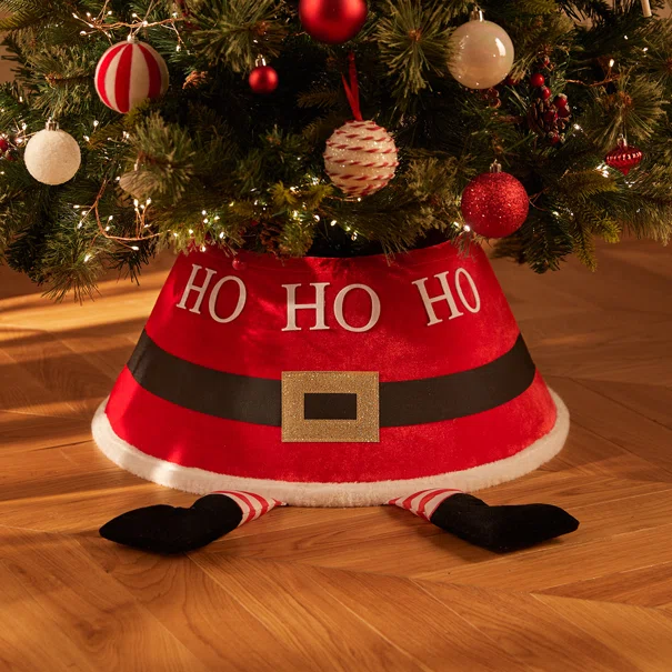 Χριστουγεννιάτικη Ποδιά Δέντρου (Φ56x32) A-S Santas Leg 192094