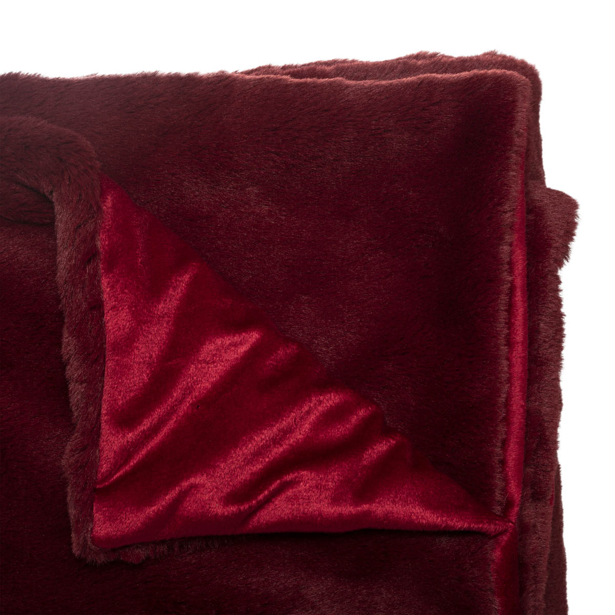 Γούνινη Κουβέρτα Καναπέ (125X150) A-S Red Fur 172170R Λευκά Είδη Σαλονιού Κουβέρτες Spitishop