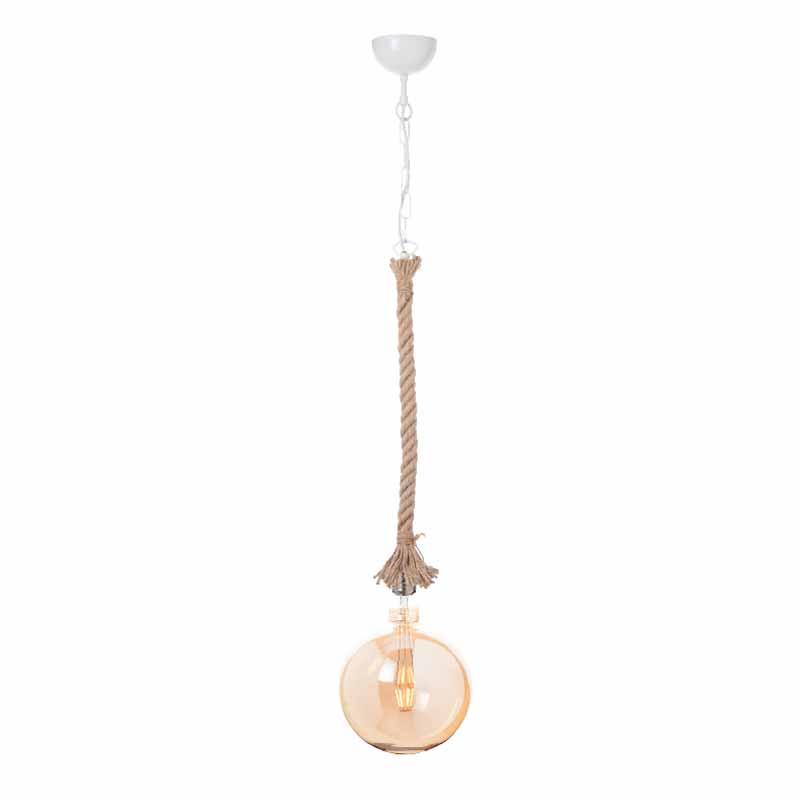 Ανάρτηση Φωτιστικού Οροφής Aca 50WRC Rope/White Matt