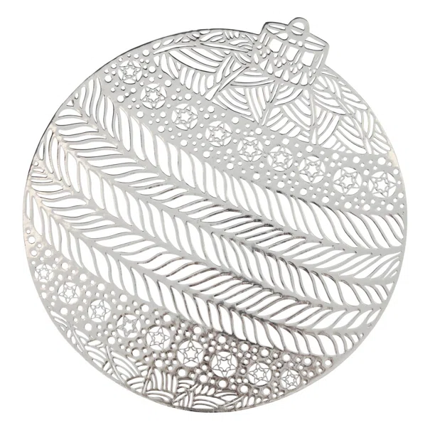 Χριστουγεννιάτικο Σουπλά (Φ38) A-S Ball Silver 191117AR