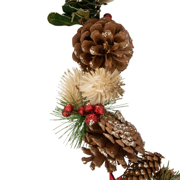 Χριστουγεννιάτικη Γιρλάντα 100εκ. A-S Wood Pinecone 195556