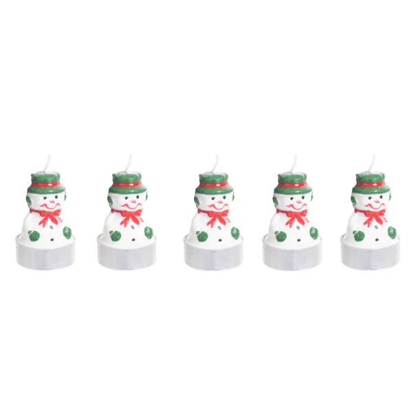 Χριστουγεννιάτικα Κεριά Ρεσώ (Σετ 5τμχ) A-S Snowman 113559