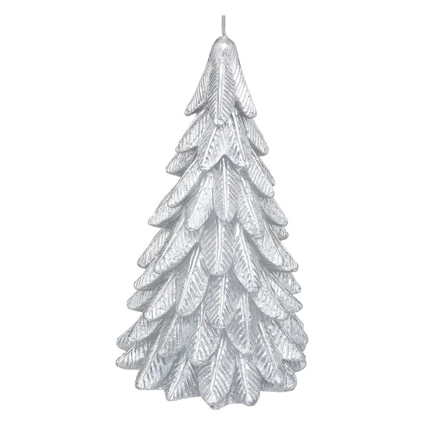 Χριστουγεννιάτικο Κερί 396gr A-S Tree Candle Silver 183400