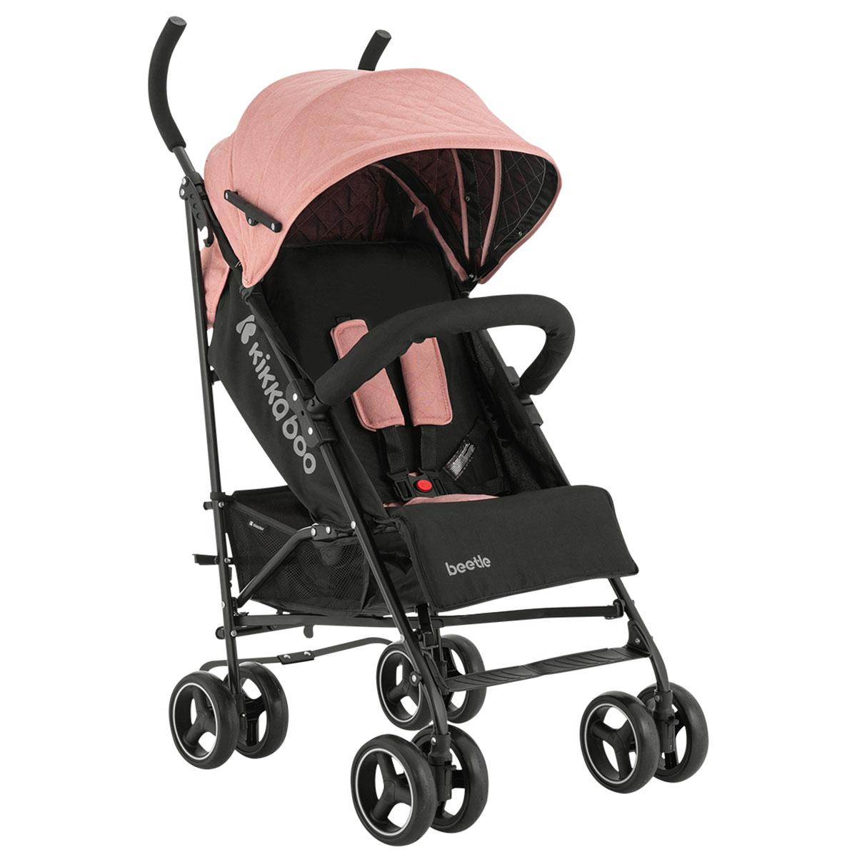 Καρότσι Μπαστούνι (6+ Μηνών/ Έως 22kg) Kikka Boo Beetle Pink 2023