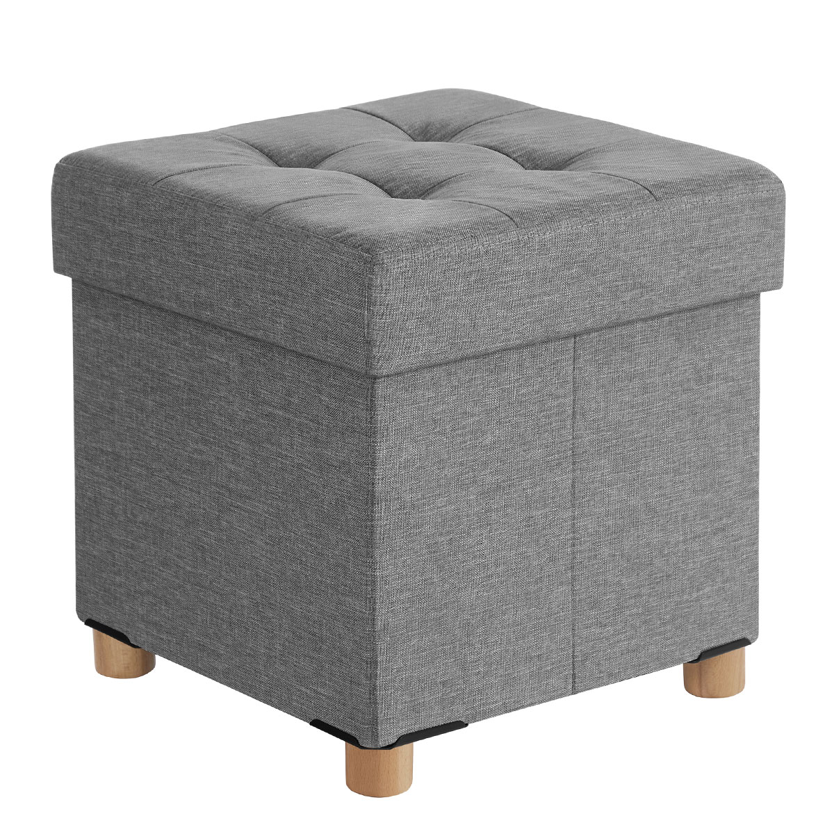 Σκαμπό με Αποθηκευτικό Χώρο (38X38X40) Songmics Lsf14Gyx Έπιπλα Spitishop