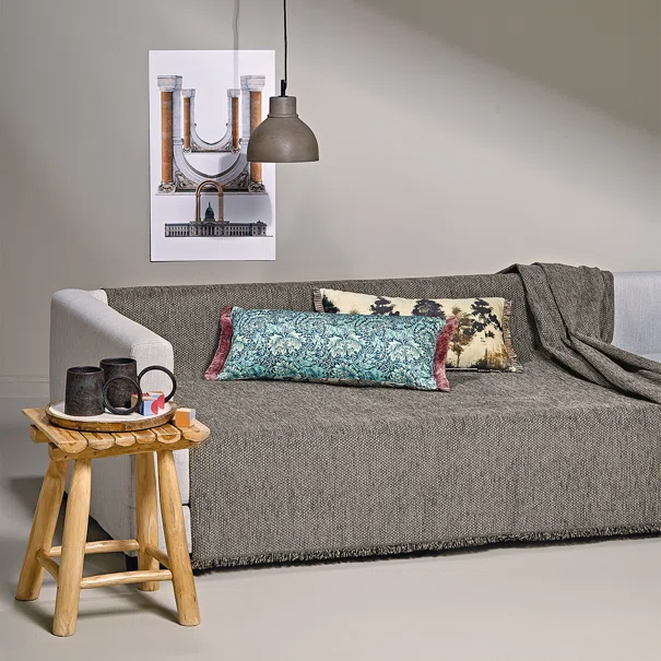 Ριχτάρι Καναπέ Τριθέσιου (180x300) Kentia Stylish Kanon 04 Brown