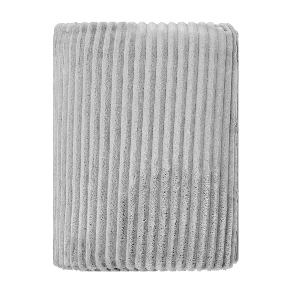 Ριχτάρι Καναπέ Διθέσιου Fleece (180x250) Kentia Versus Sergio 22 Light Grey