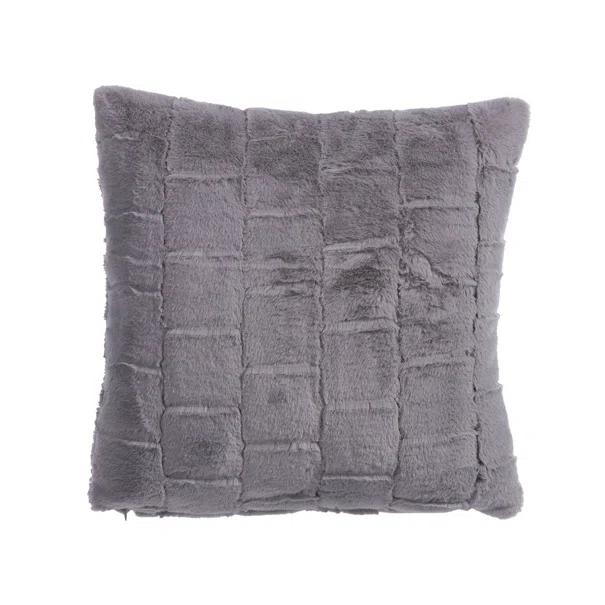 Διακοσμητικό Μαξιλάρι Γούνινο (45x45) Nef-Nef Homeware Elements Barlow Grey