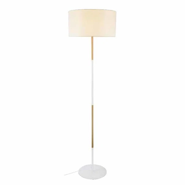 Φωτιστικό Δαπέδου Aca Yasmine OD6508FWH White/Wood