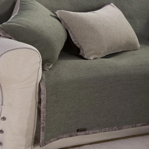 Ριχτάρι Καναπέ Τριθέσιου 2 Όψεων (180x300) Nef-Nef Homeware Tanger New F.Green/Ecru
