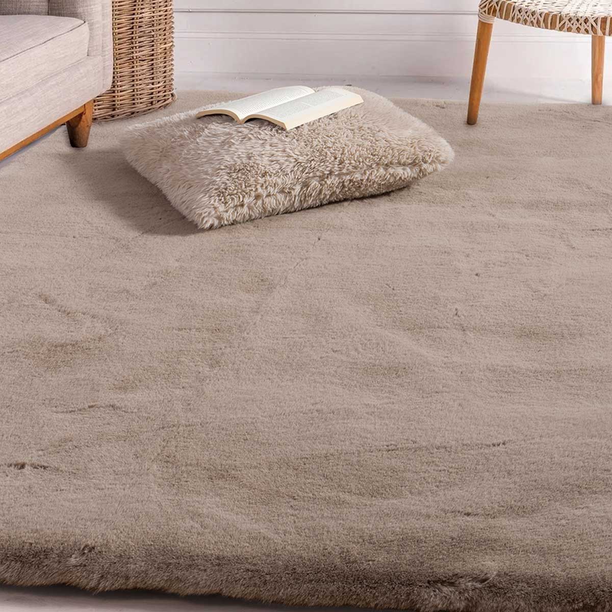 Χαλί Διαδρόμου Γούνινο (75x140) Nef-Nef Homeware Estelle Mocca