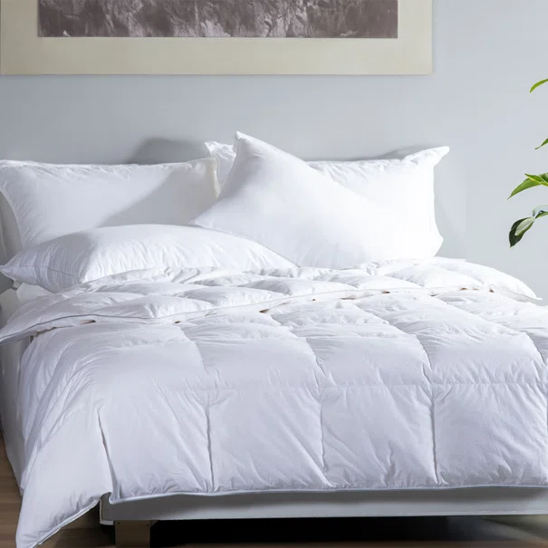 Πάπλωμα Πουπουλένιο Μονό (160x220) Nef-Nef Homeware White Duck Down 60/40