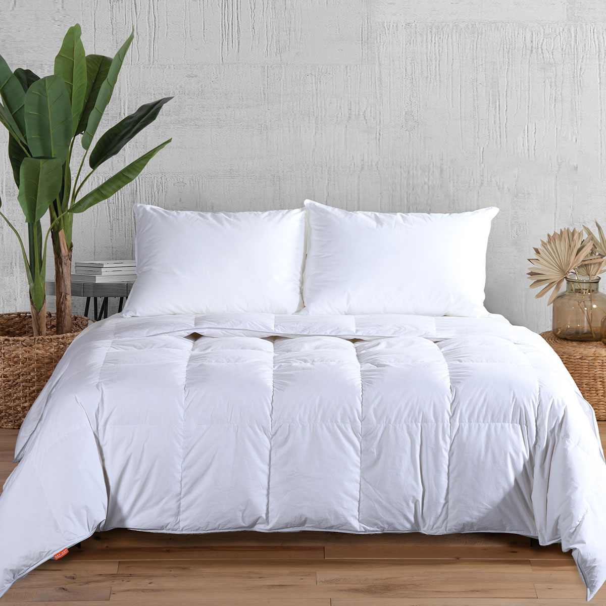 Πάπλωμα Πουπουλένιο Υπέρδιπλο (240x220) Nef-Nef Homeware White Duck Down 60/40