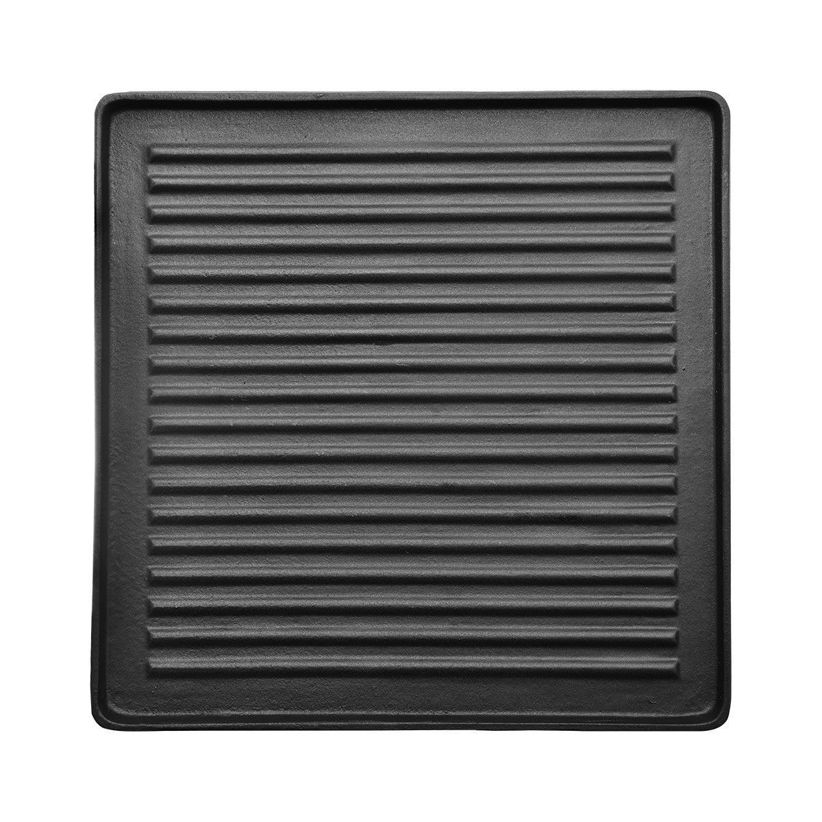 Πλάκα Ψησίματος Μαντεμένια (38x38) 2 Όψεων Estia Iron 01-15213