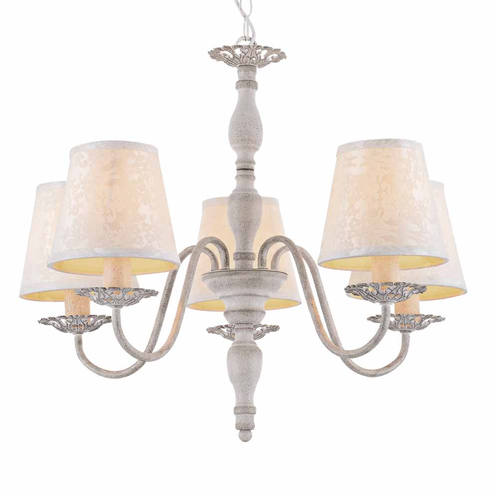 Φωτιστικό Οροφής Πολύφωτο Aca Karpathia DL9505PWB Antique White/Cream