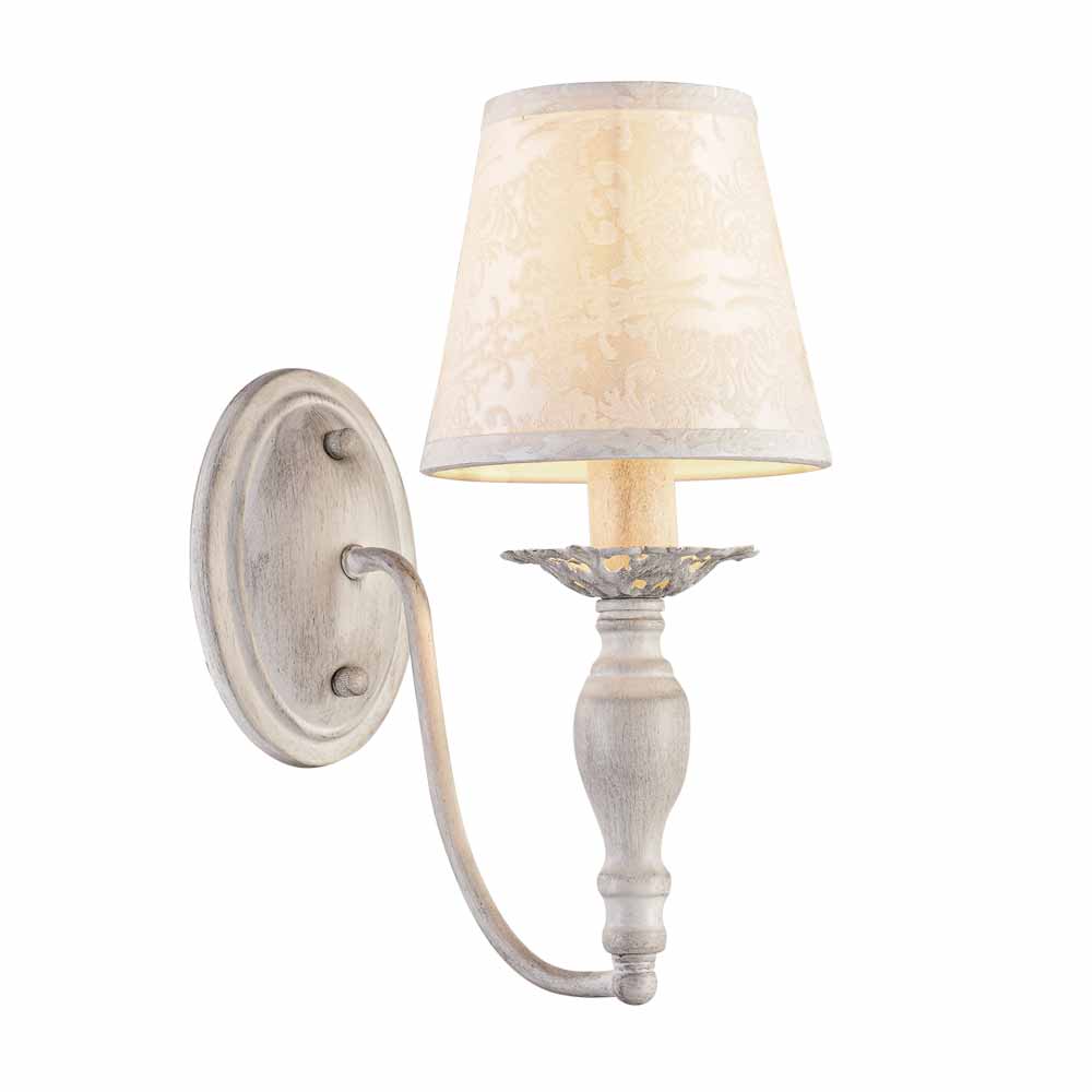 Απλίκα Τοίχου Aca Karpathia DL9501WWB Antique White/Cream