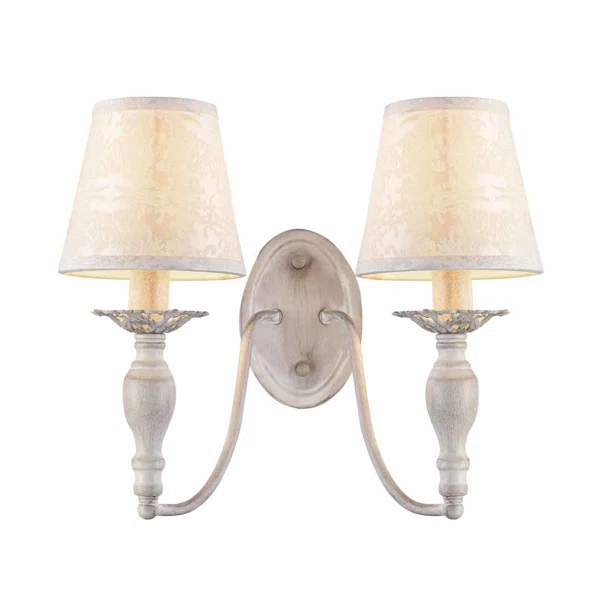 Απλίκα Τοίχου Aca Karpathia DL9502WWB Antique White/Cream