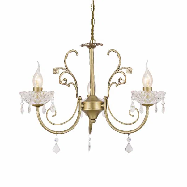 Πολυέλαιος Οροφής Aca Faberge DLA12153P Green Gold