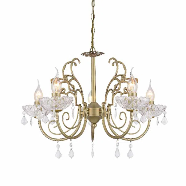 Πολυέλαιος Οροφής Aca Faberge DLA12155P Green Gold