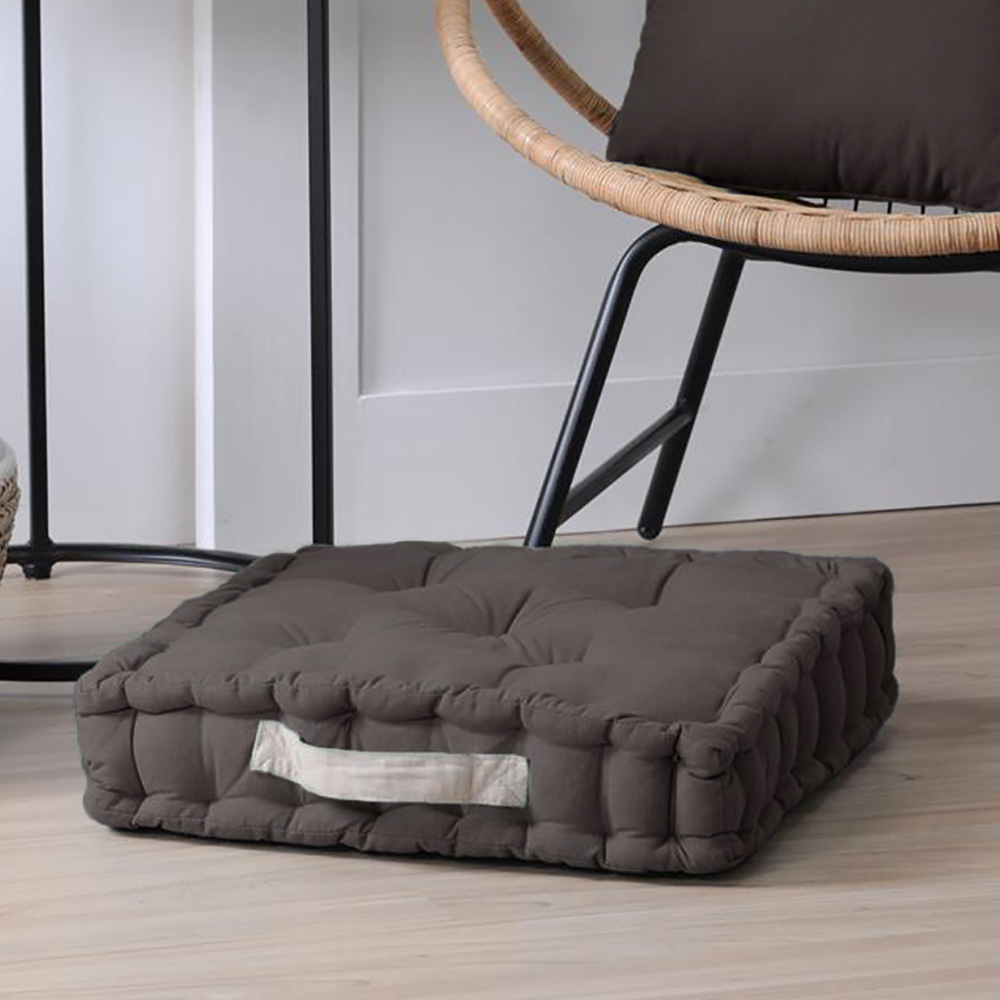Μαξιλάρα Δαπέδου (45x45x10) S-F Duo Taupe/Lin C51490314