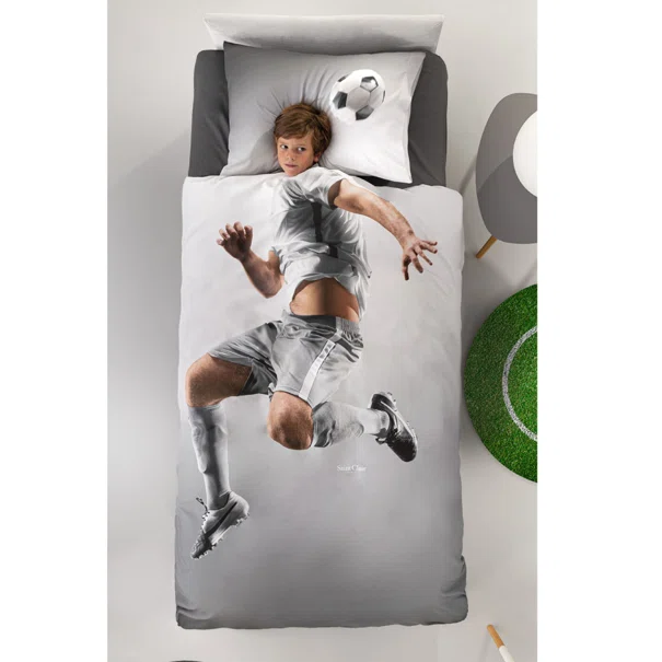 Παπλωματοθήκη Μονή (Σετ 165x225) Saint Clair Striker