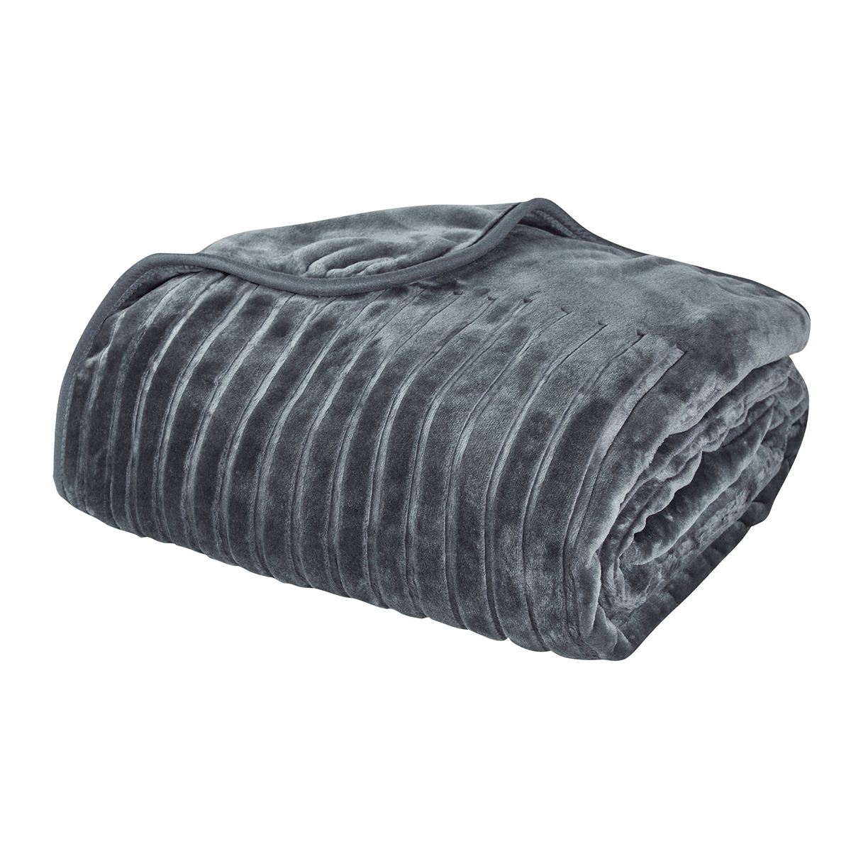 Κουβέρτα Βελουτέ Μονή (160X240) Das Home Velour 1349 D Grey Λευκά Είδη Κρεβατοκάμαρας Κουβέρτες Μονές Spitishop