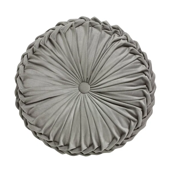 Διακοσμητικό Μαξιλάρι Βελουτέ (Φ40) Das Home Cushions 0251 Grey