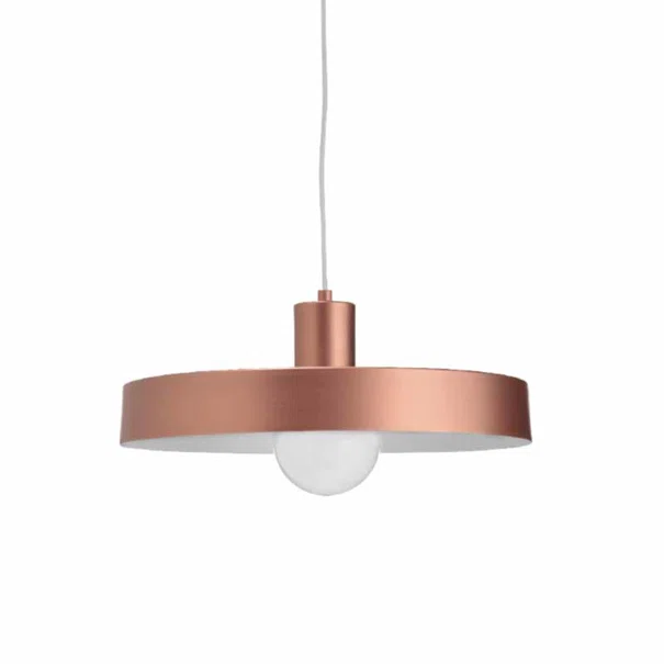 Φωτιστικό Οροφής Μονόφωτο Aca Domenica OD5392SLB Copper