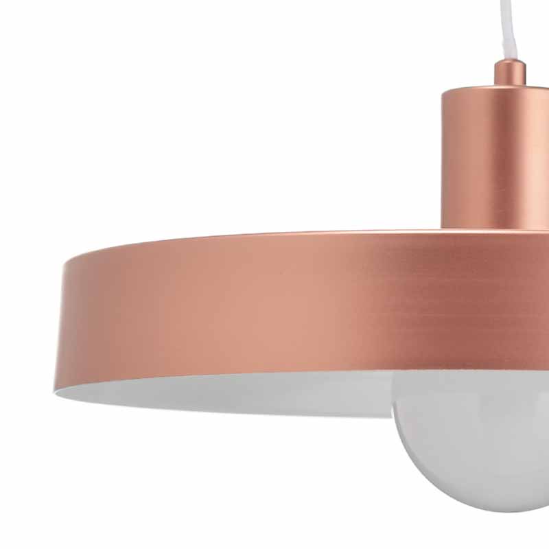 Φωτιστικό Οροφής Μονόφωτο Aca Domenica OD5392SLB Copper