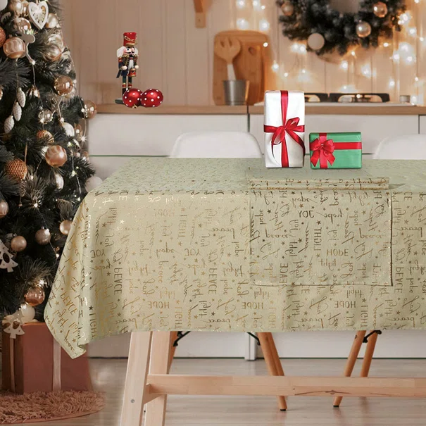 Χριστουγεννιάτικο Τραπεζομάντηλο (140x220) Das Home Kitchen 0715