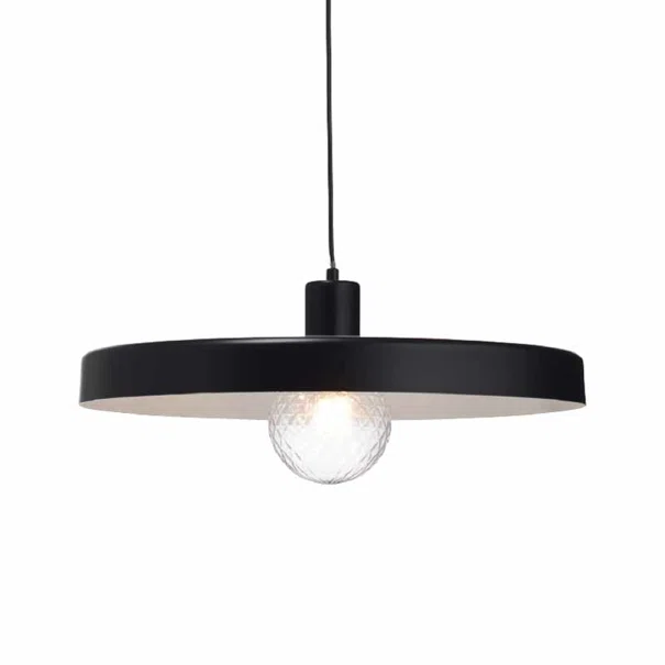 Φωτιστικό Οροφής Μονόφωτο Aca Domenica OD5392MBK Black Matt