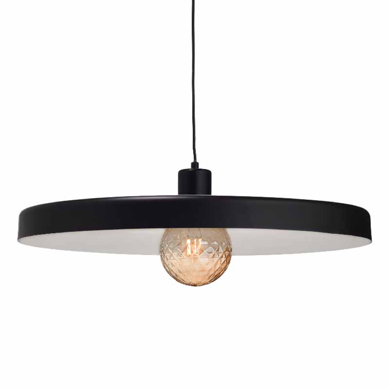 Φωτιστικό Οροφής Μονόφωτο Aca Domenica OD5392LBK Black Matt