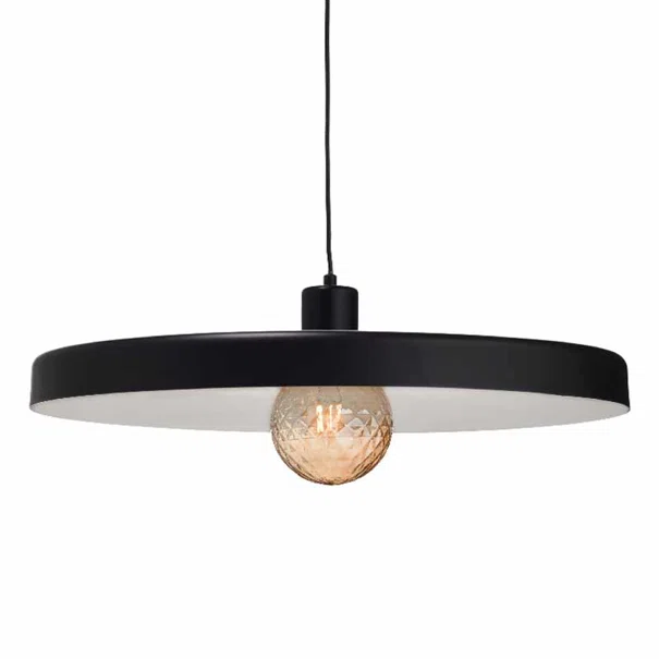 Φωτιστικό Οροφής Μονόφωτο Aca Domenica OD5392LBK Black Matt
